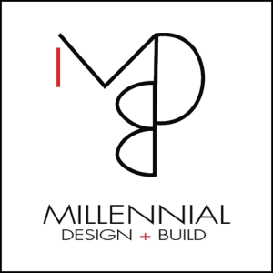 Millennial Design + Build Logo